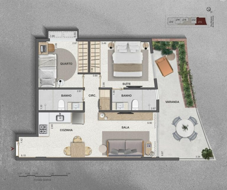 Planta 1