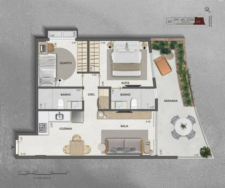 Planta 1