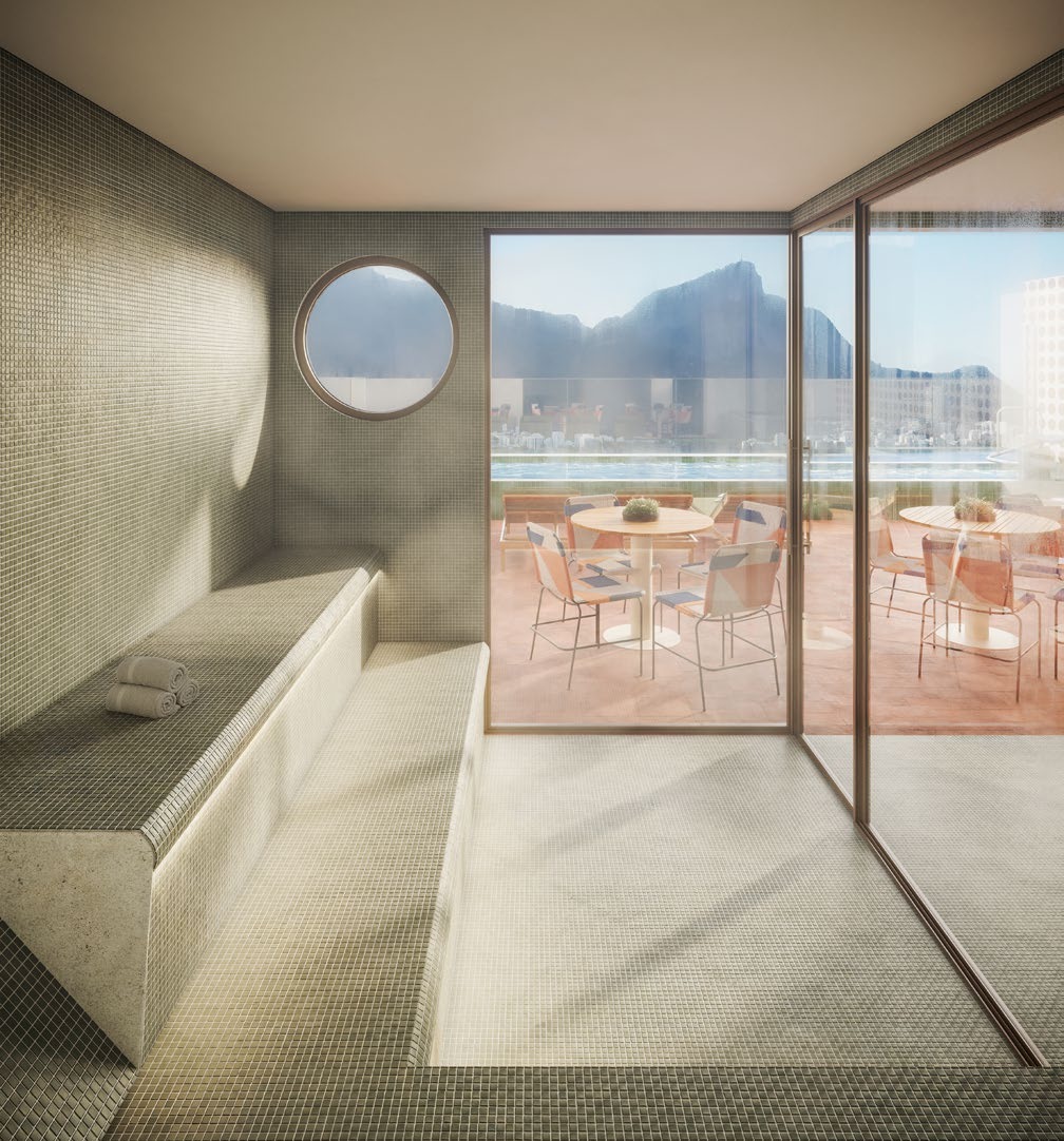 sauna Parque Studios de 35 a 66 m² sauna Parque Studios de 35 a 66 m²