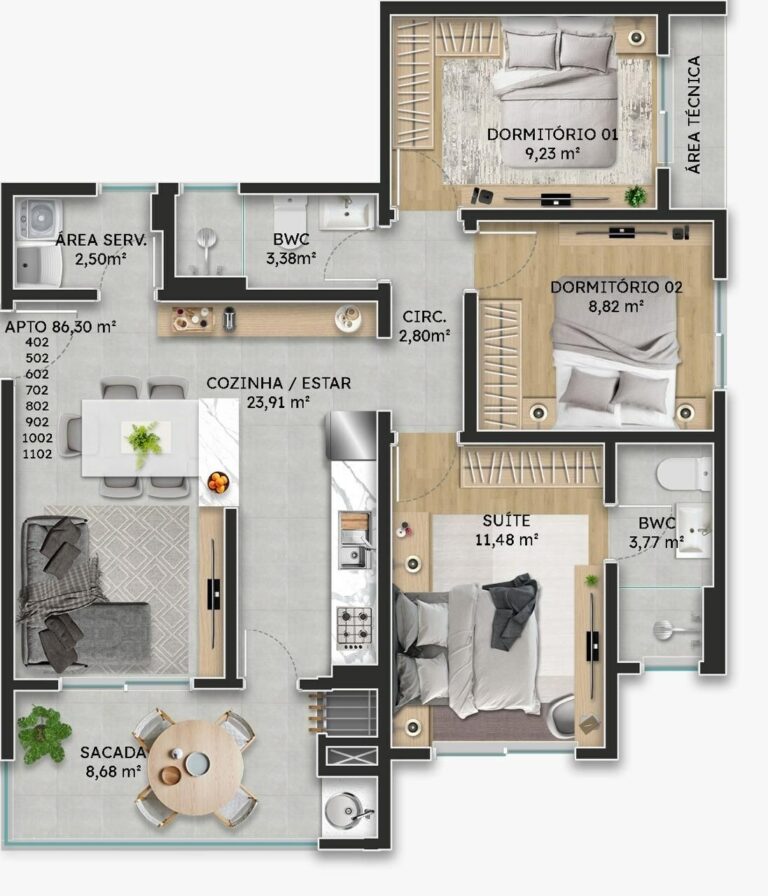 Planta 1
