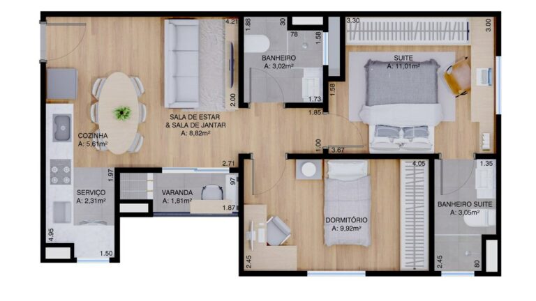 Planta 1